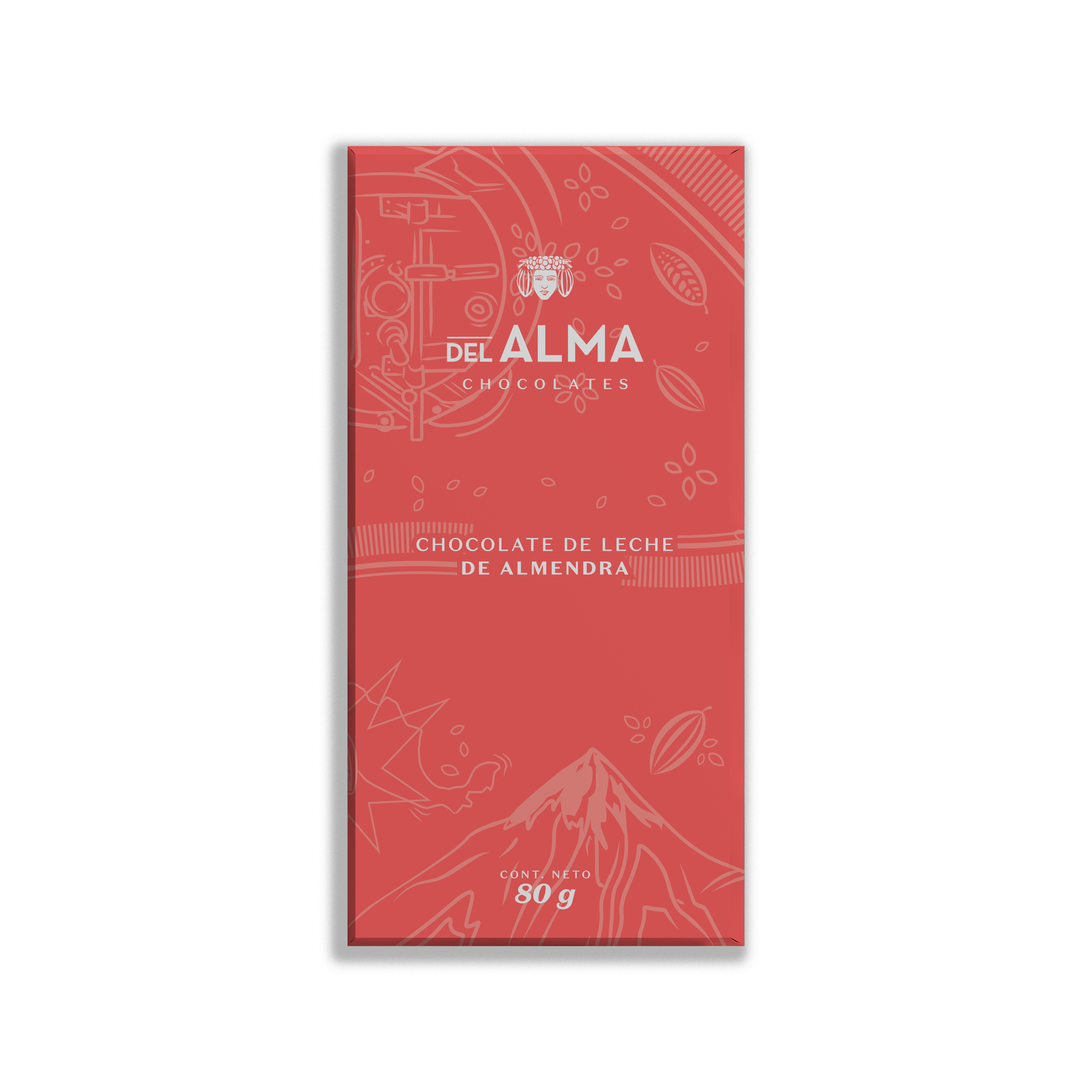 Tableta de Chocolate con Leche de Almendra 80gr Vegano