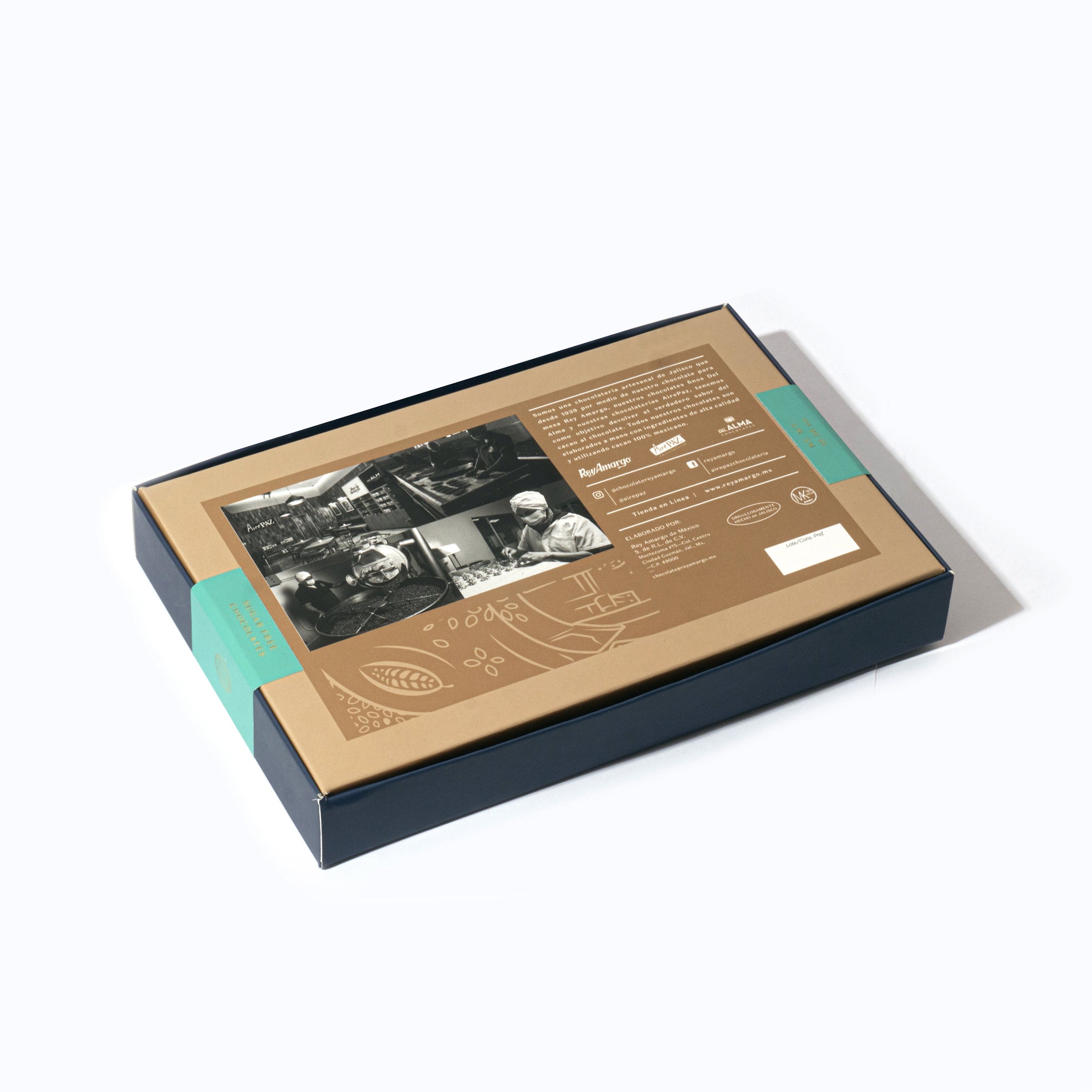 Caja de chocolates artesanales SIN AZÚCAR 350g