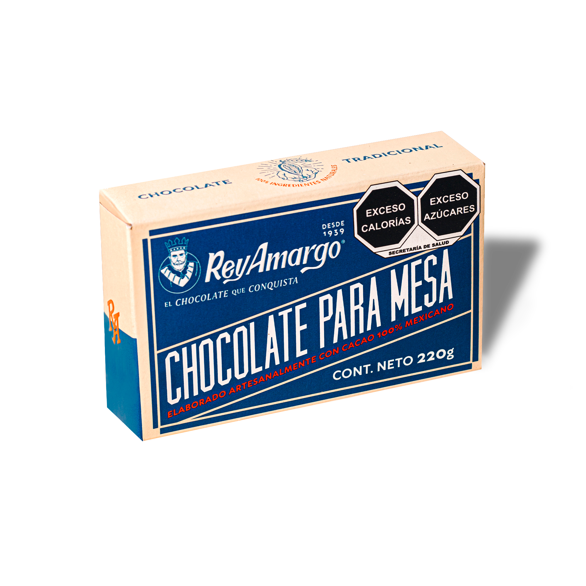 Chocolate para mesa Rey Amargo Tradicional 220g