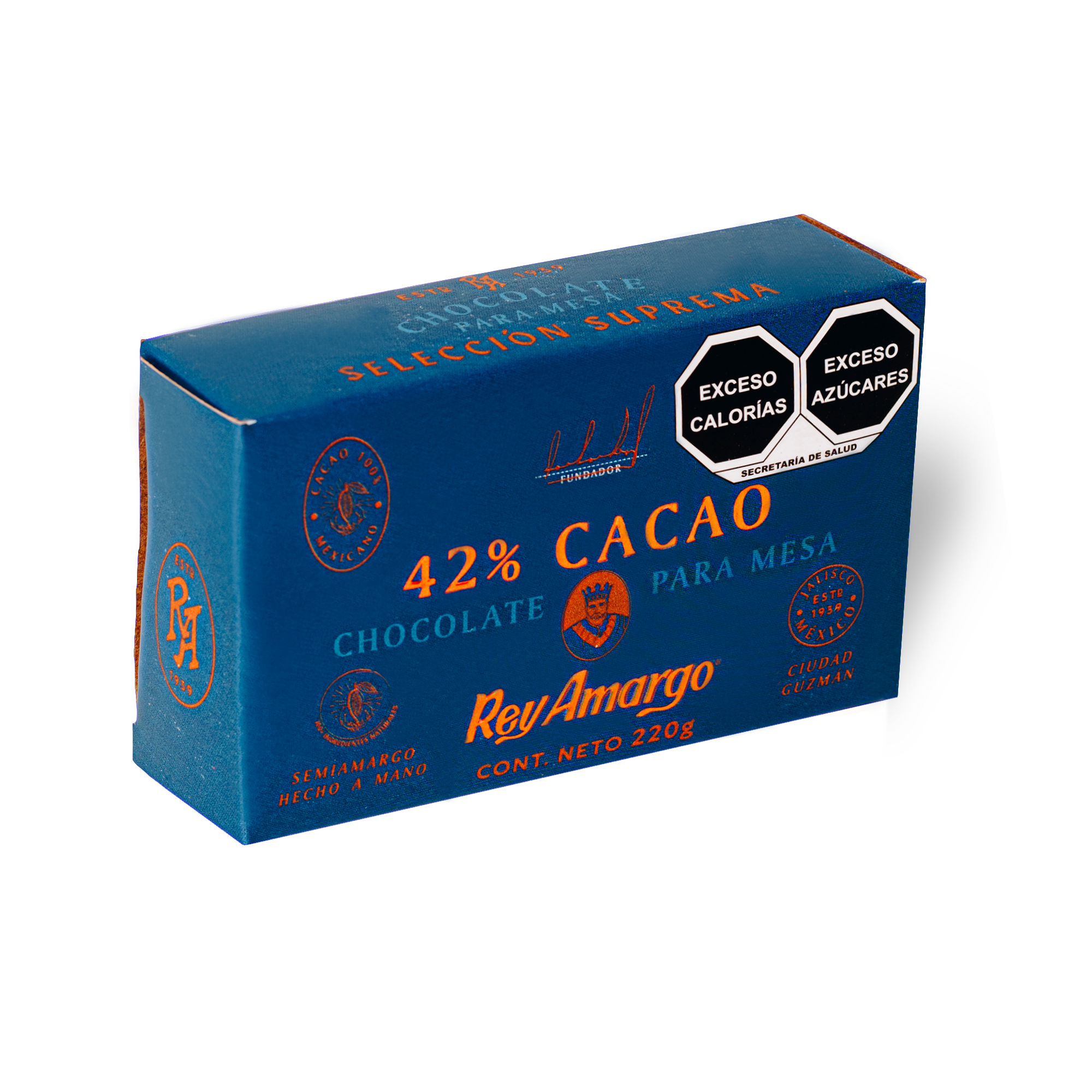 Chocolate para mesa Rey Amargo Selección Suprema 42% Cacao