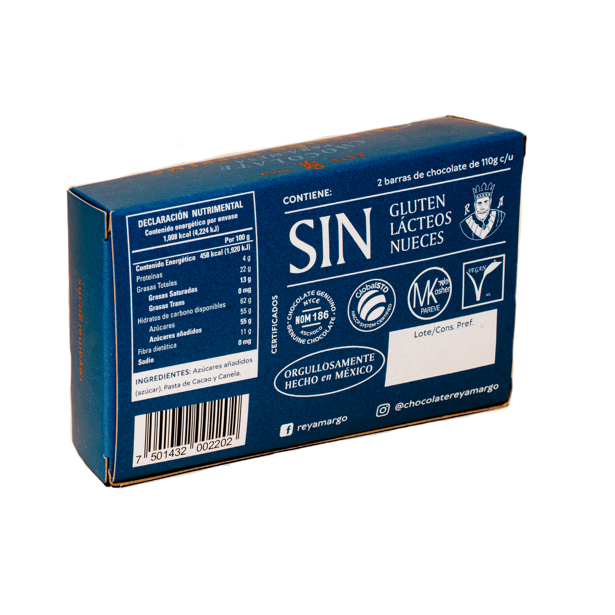 Chocolate para mesa Rey Amargo Selección Suprema 42% Cacao