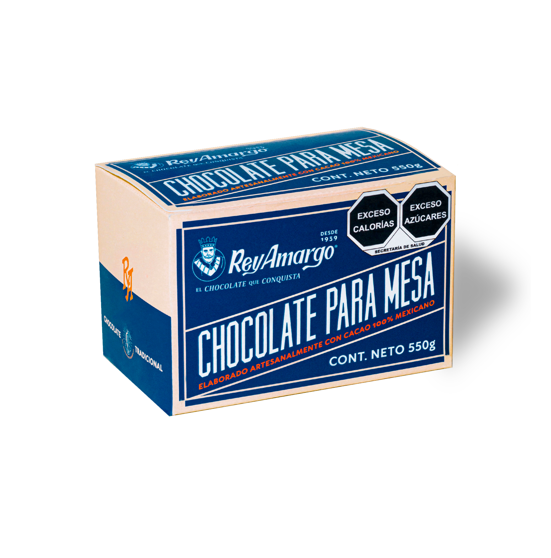 Chocolate para mesa Rey Amargo Tradicional 550g