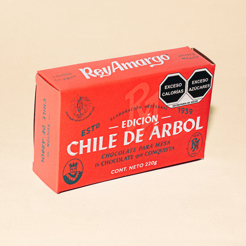 Chocolate para mesa Rey Amargo Edición Chile