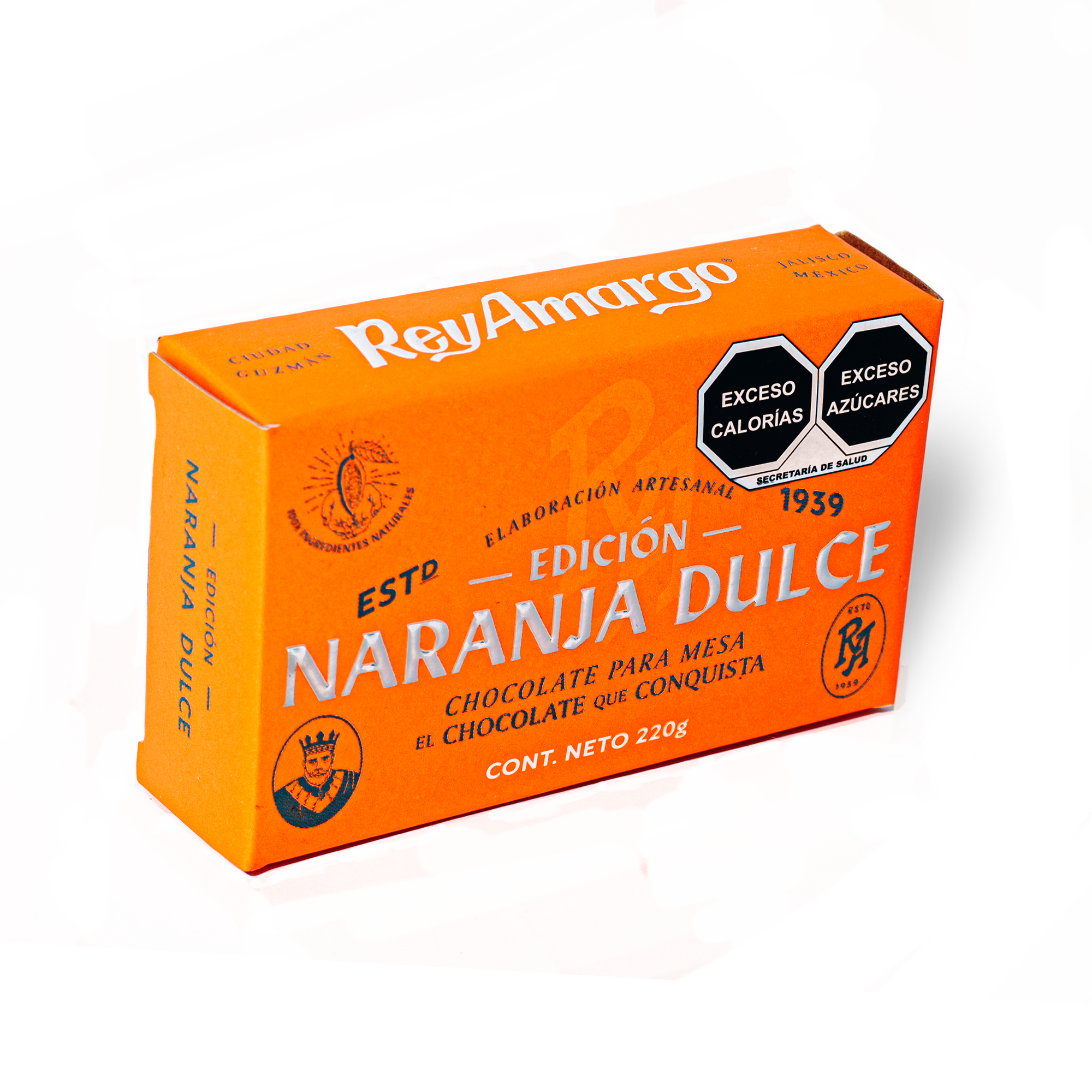 Chocolate para mesa Rey Amargo Edición Naranja